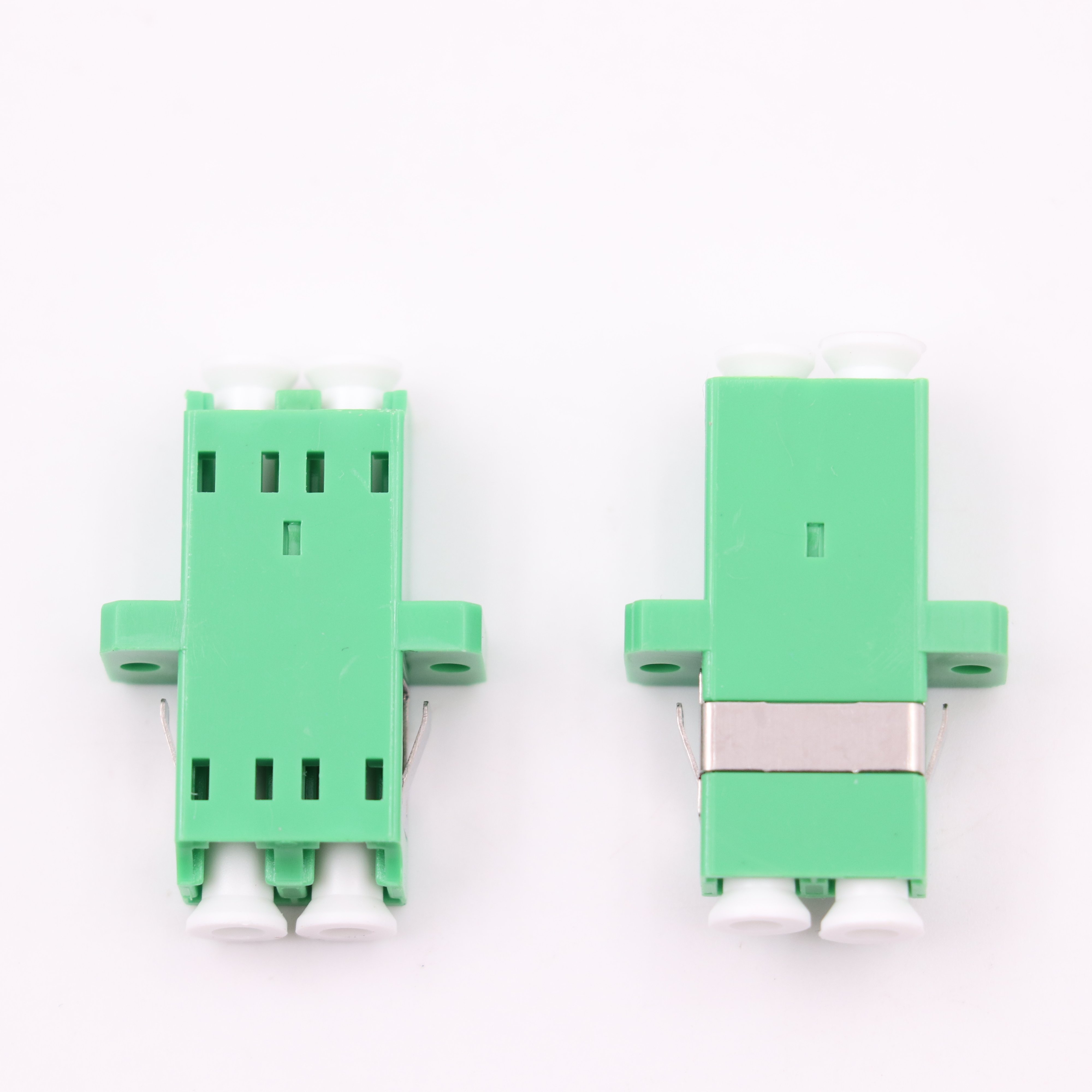 LC/APC Fiber Optic Adapter Green Color Fiber Coupler Duplex Single Mode LC Optical Connector For Network